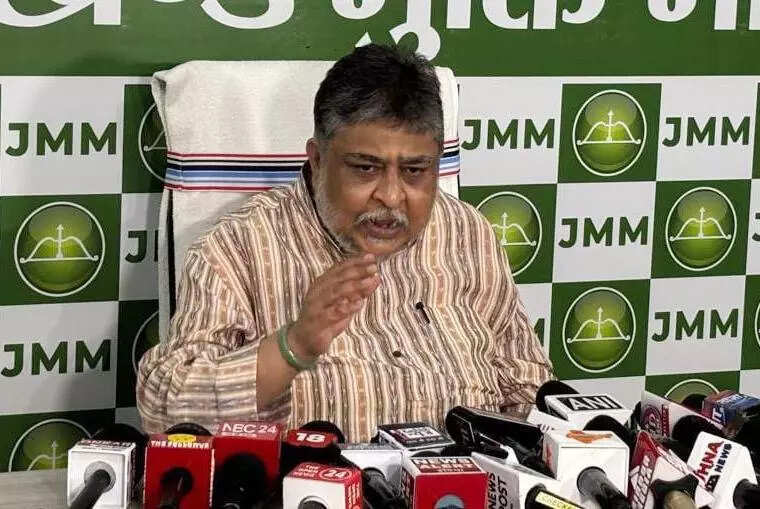 Babulal sheds crocodile tears for tribal land owners, says JMM