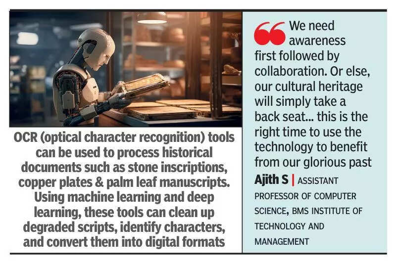 Right time to use AI to digitise ancient manuscripts: Computer science professor in Bengaluru