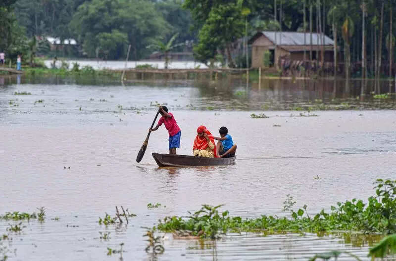 West Guwahati areas on elevated ground face unexpected flooding