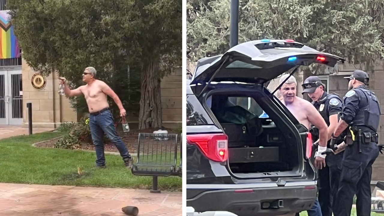 'End Zionists, Palestine is free': Several injured after shirtless man sets fire near anti-Israel protestors, FBI calls 'targeted terror attack'- Watch video