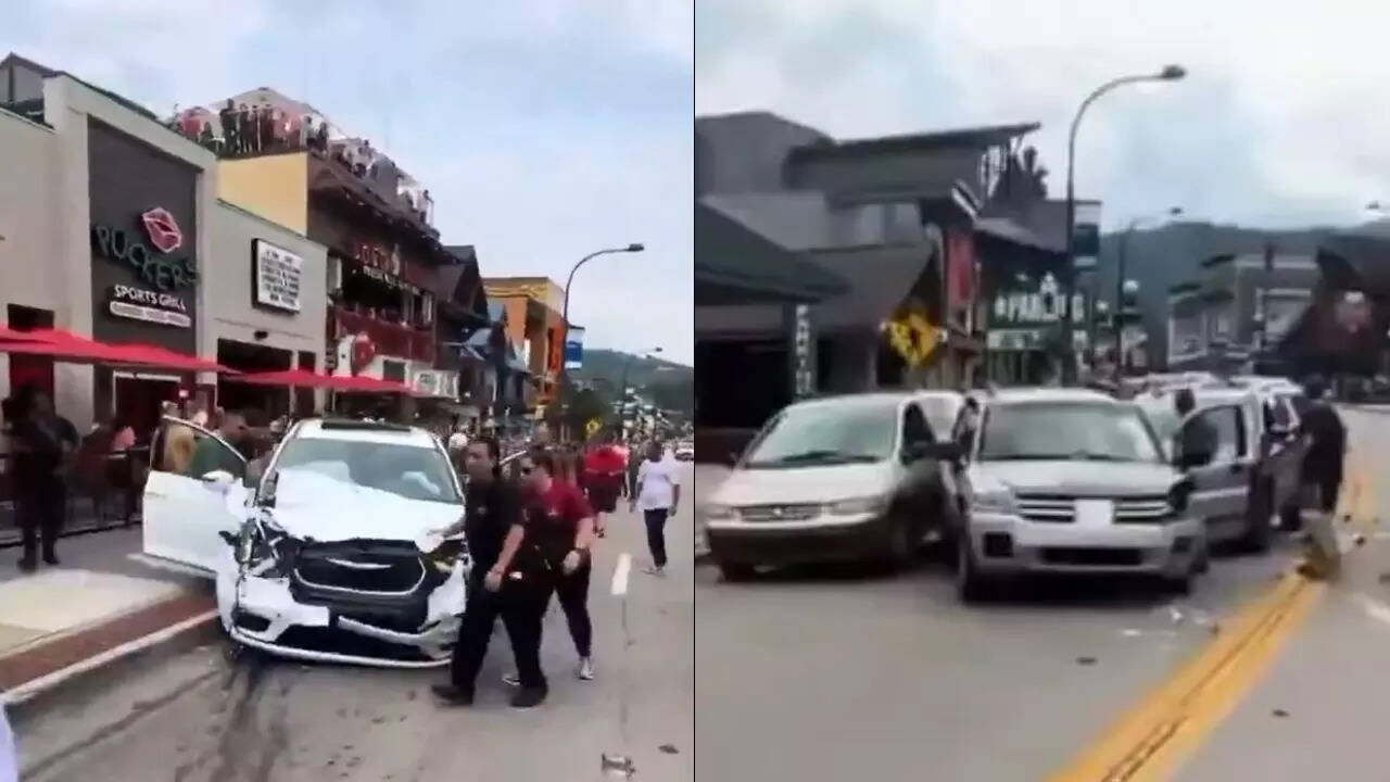 Watch: Six injured in Tennessee multi-car crash