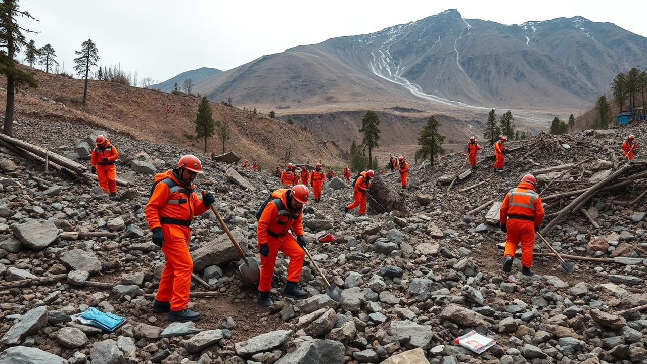 Three dead, seven missing in Tibet landslide