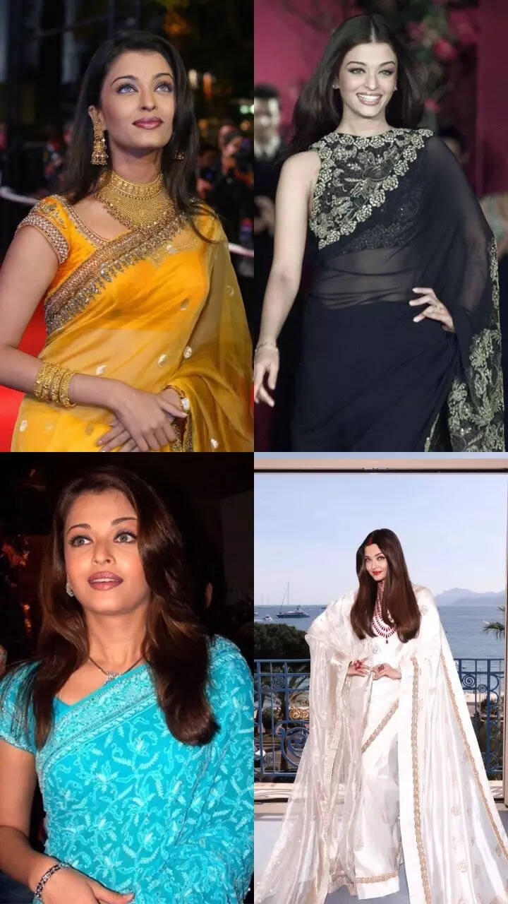 Times Aishwarya personified elegance with her saree looks