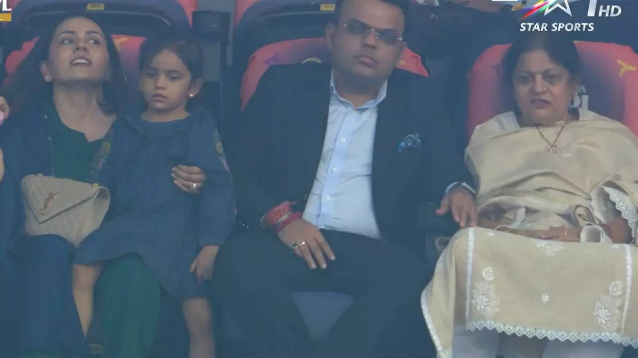 Jay Shah in the stands with family during high-voltage IPL 2025 final