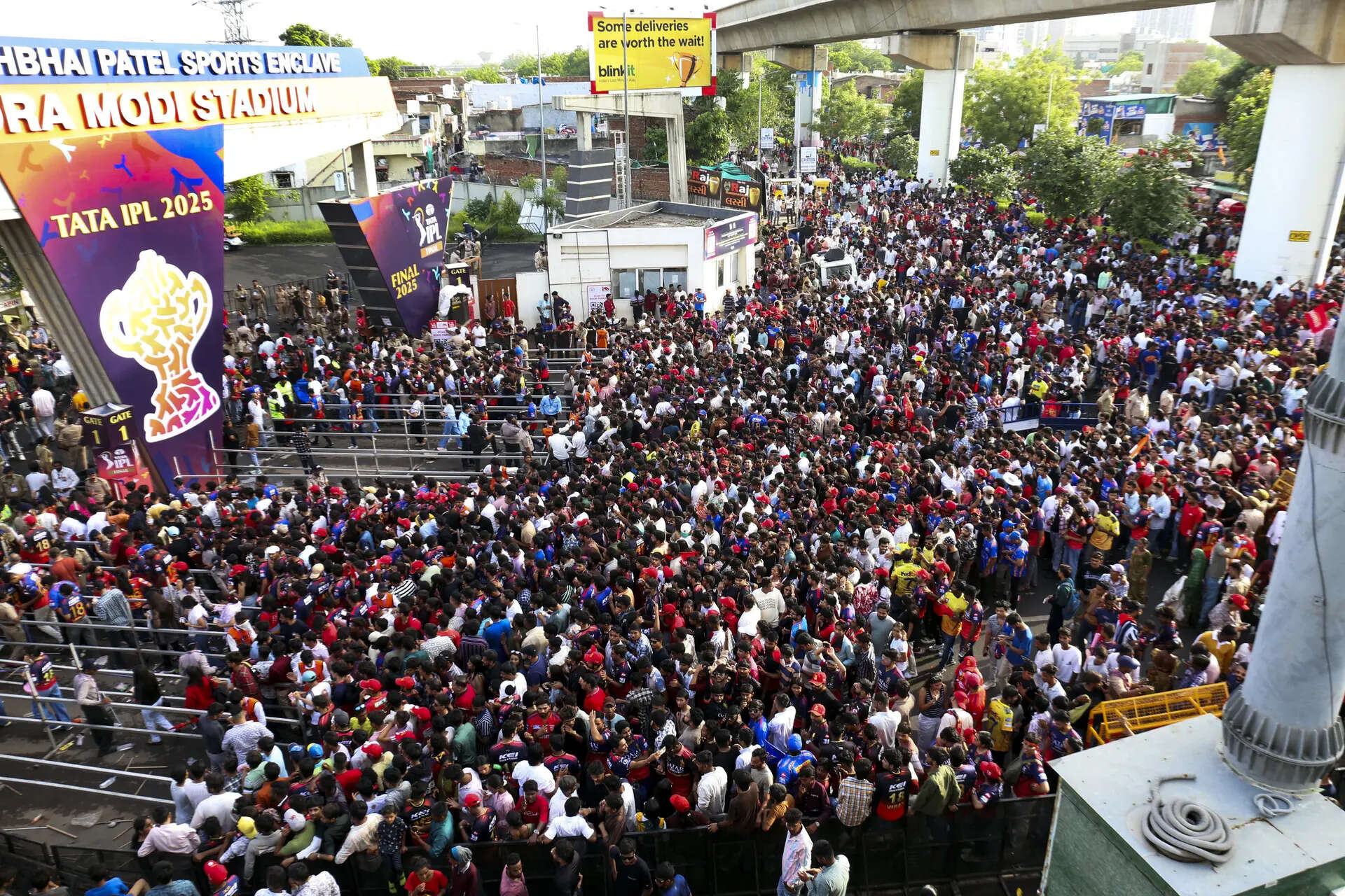IPL 2025 Final: RCB vs PBKS draws massive crowd in Ahmedabad