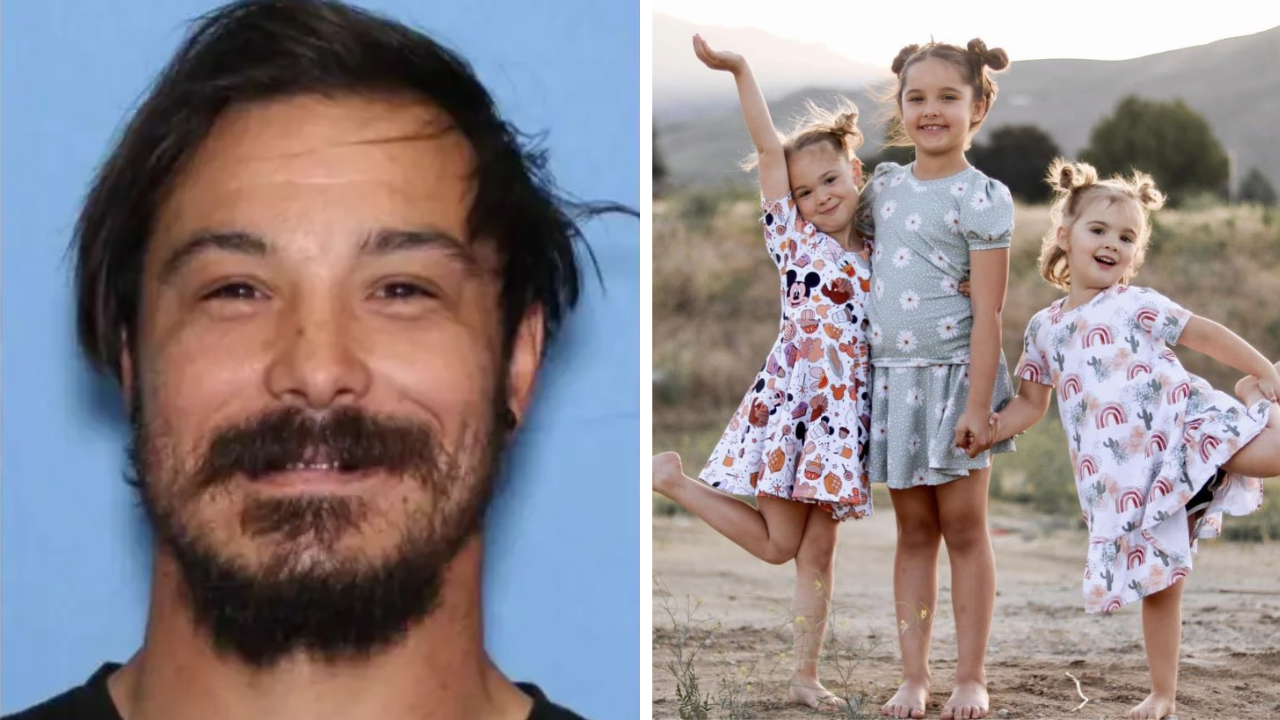 Manhunt for father accused of killing three young daughters during planned visit in Central Washington