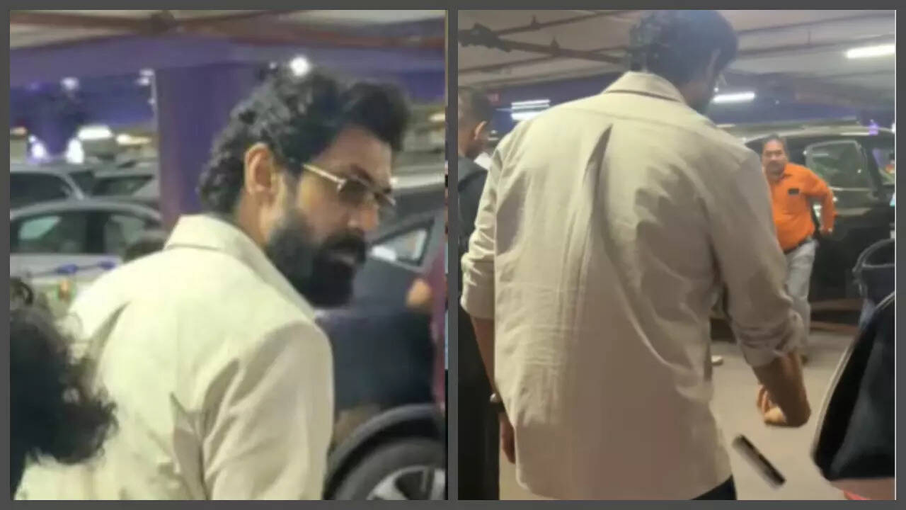 Rana Daggubati loses temper trying to avoid paps at airport