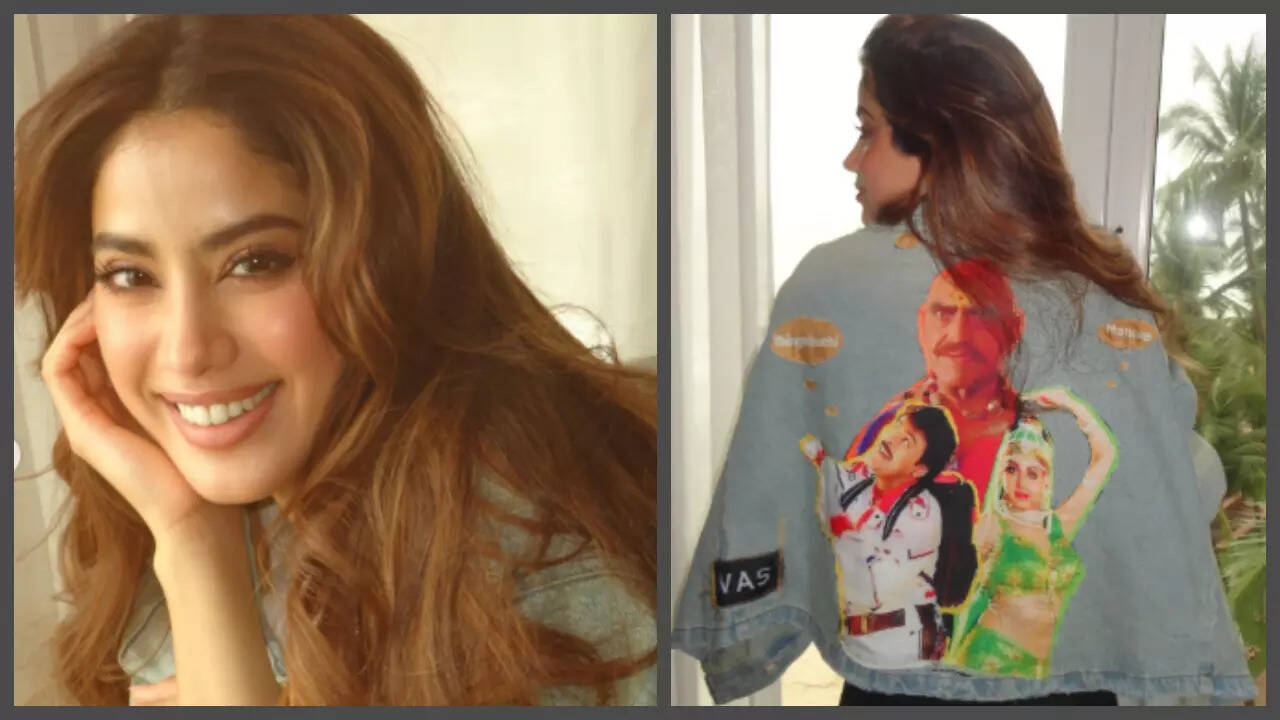 Janhvi stuns in a jacket inspired by mom Sridevi's film