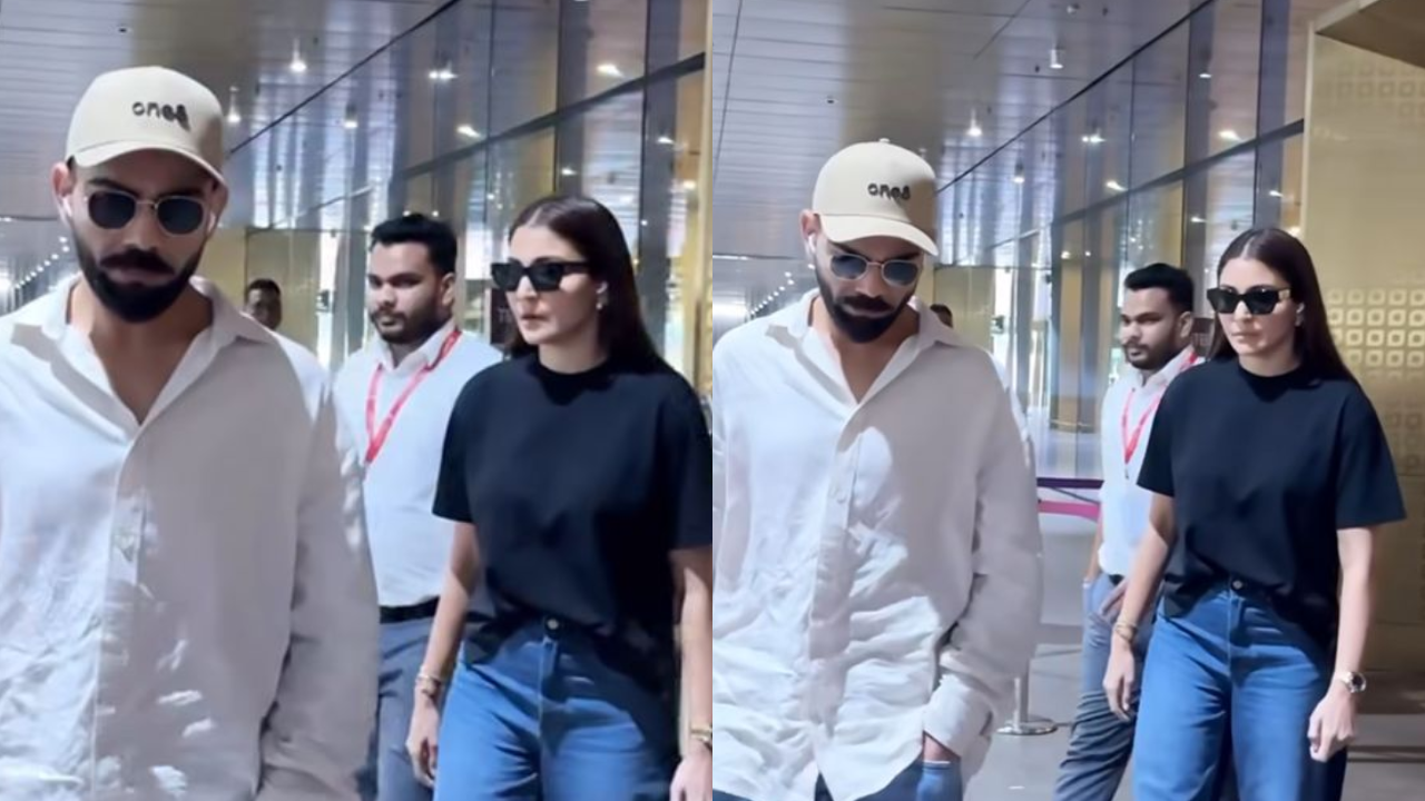 Anushka -Virat Kohli return to Mumbai: PICS