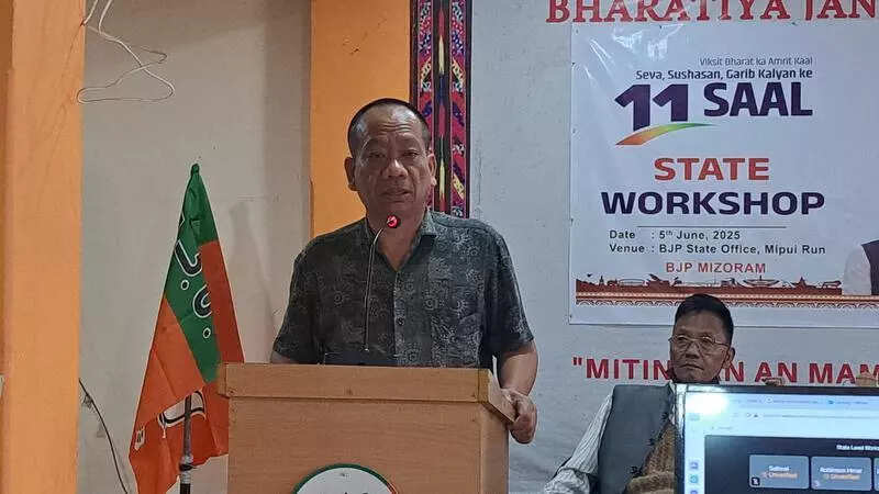 Mizoram BJP celebrates 11 yrs of Modi govt in Centre