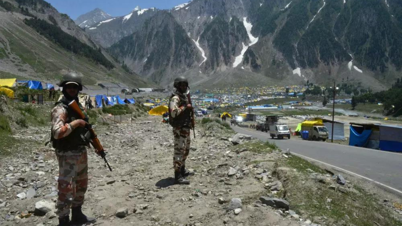 50k CRPF troops, drones, bomb squads & canine teams to guard Amarnath yatris