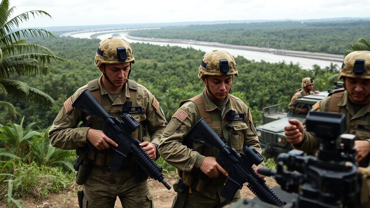 US soldiers arrive in Panama for military exercises