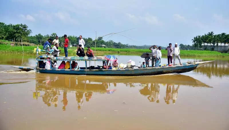 Assam’s flood-hit population down by 1.2L as rain subsides