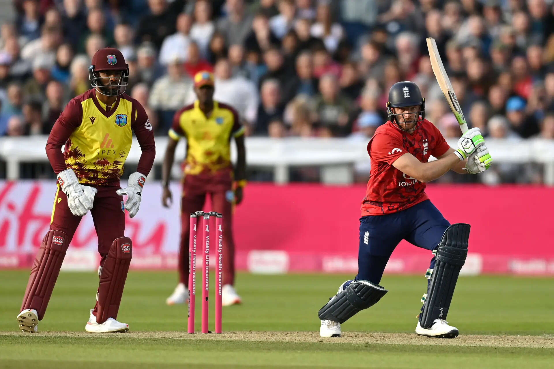 Buttler’s blistering 96 and Dawson’s comeback shine as England beat West Indies