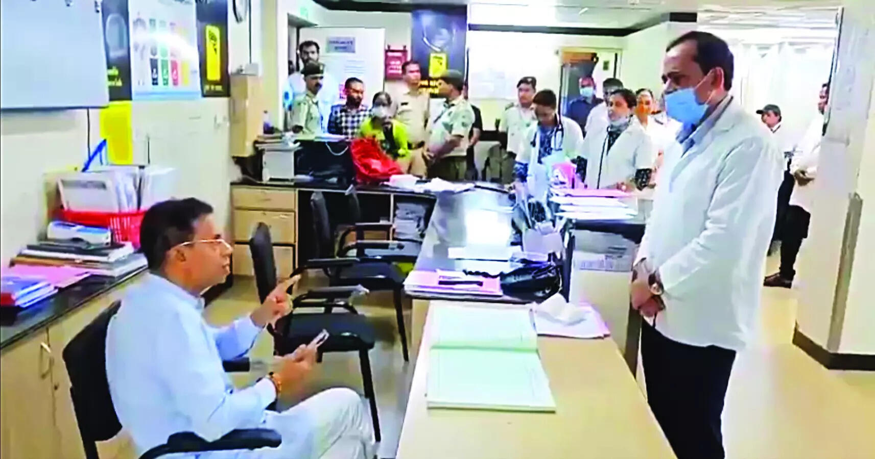 Goa health minister Rane abuses, threatens GMC doc on camera, sparks furore