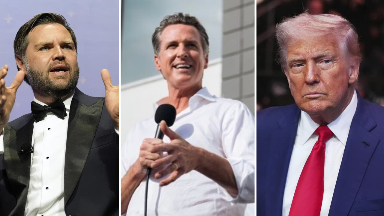 'If Newsom can't act, federal govt will': Trump, Vance, Leavitt slam LA governor; ICE arrests spark unrest in city