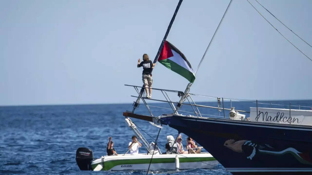 'Turn back': Israel orders military to block 'antisemite' Greta Thunberg-led aid boat from reaching Gaza