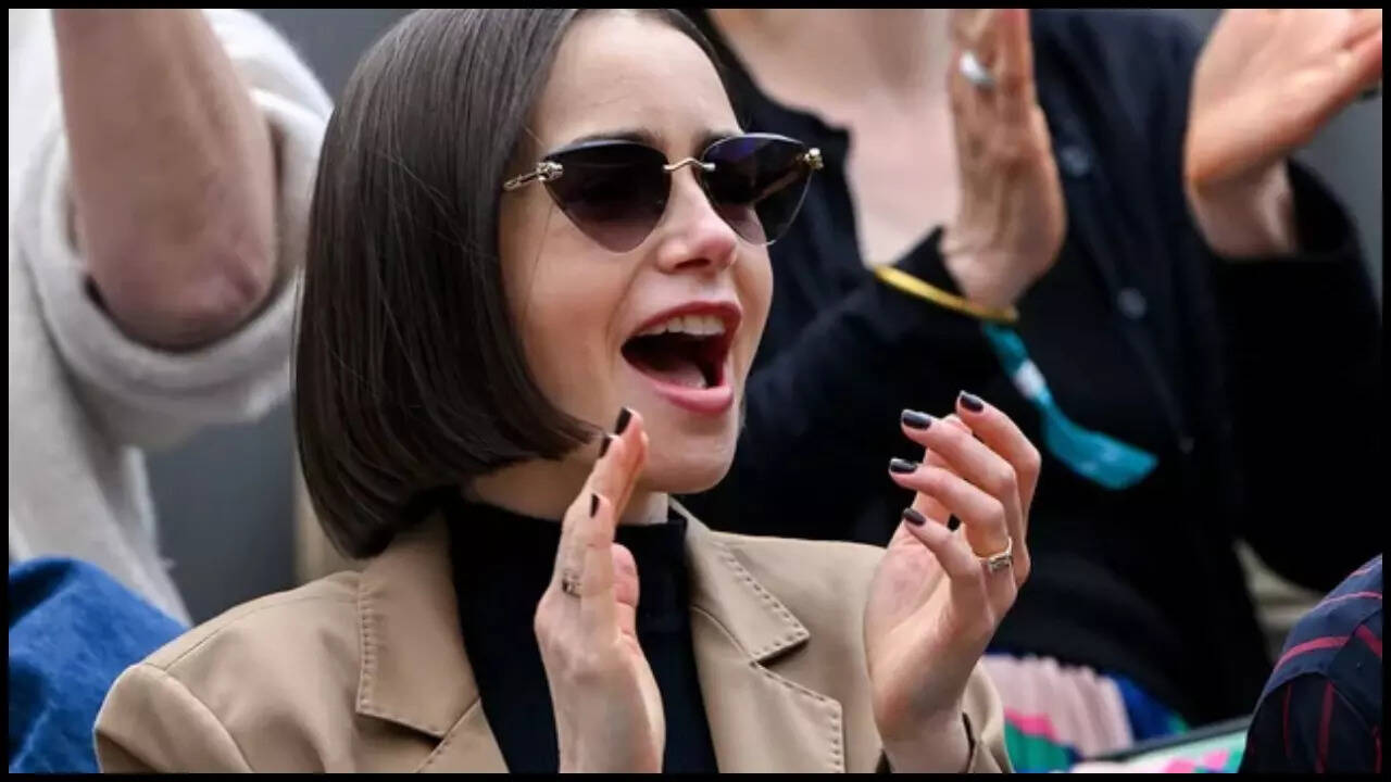 Lily Collins spotted at French Open 2025 - Pic