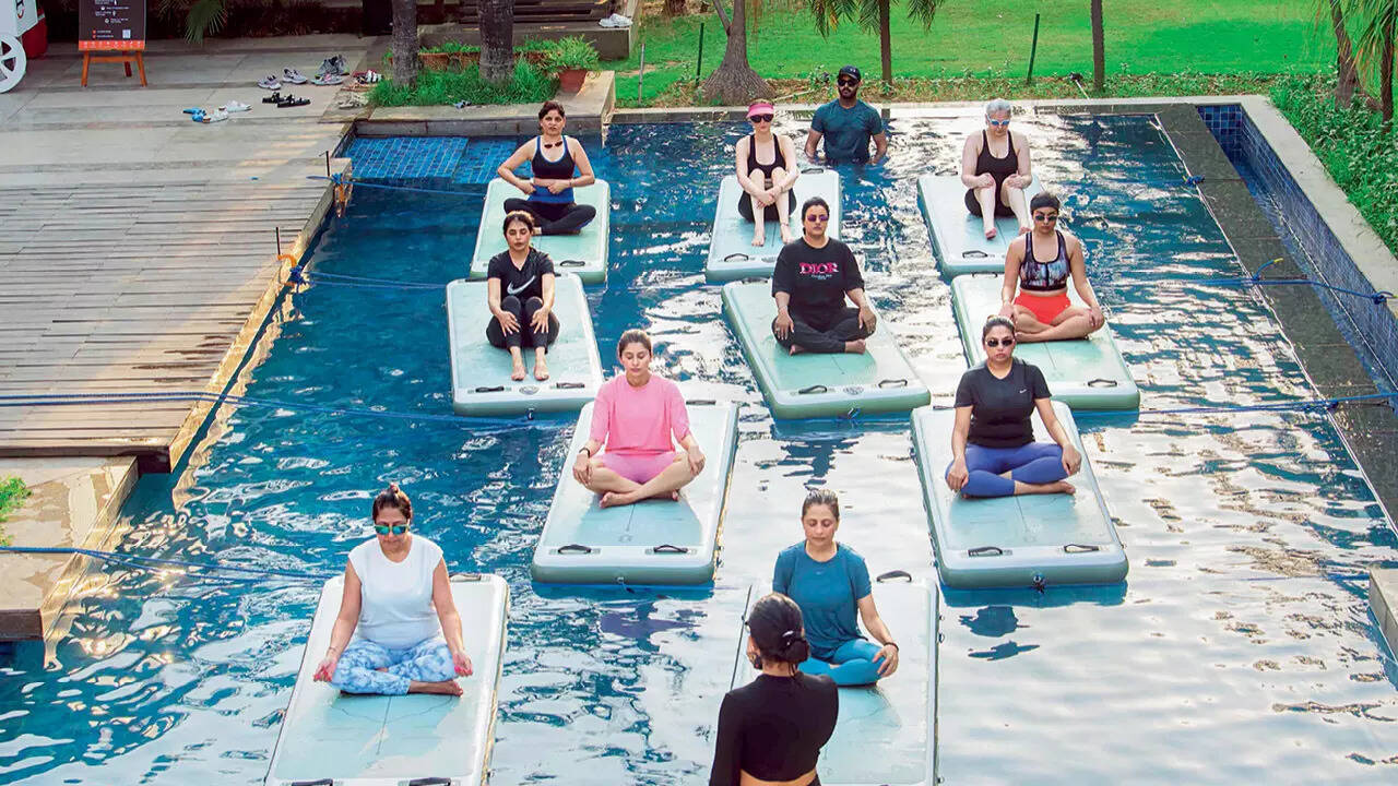 “Aqua routines offer a full-body workout that’s gentle on the joints – perfect for hot, humid months,” says Anvita Agarwal, a lifestyle coach