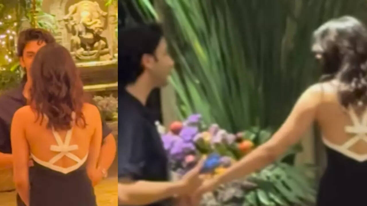 Khushi-Vedang hold hands in a viral video, fans react