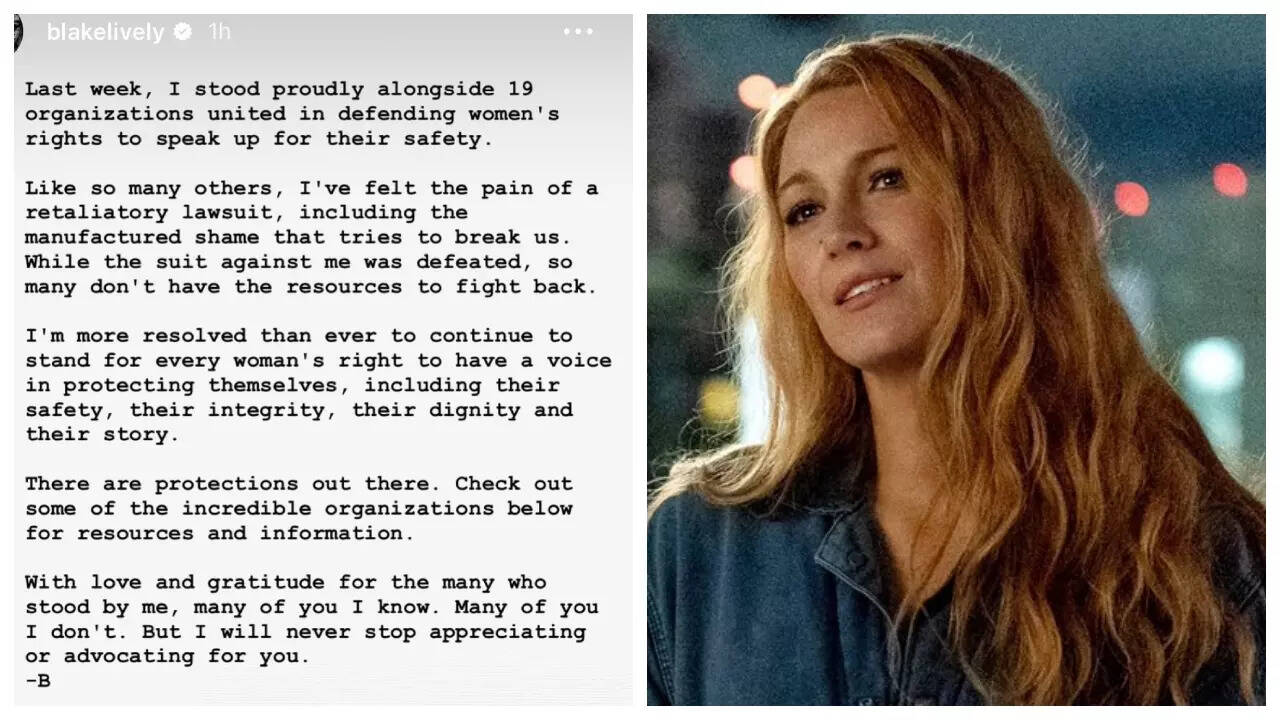 Blake Lively REACTS to win over Justin Baldoni