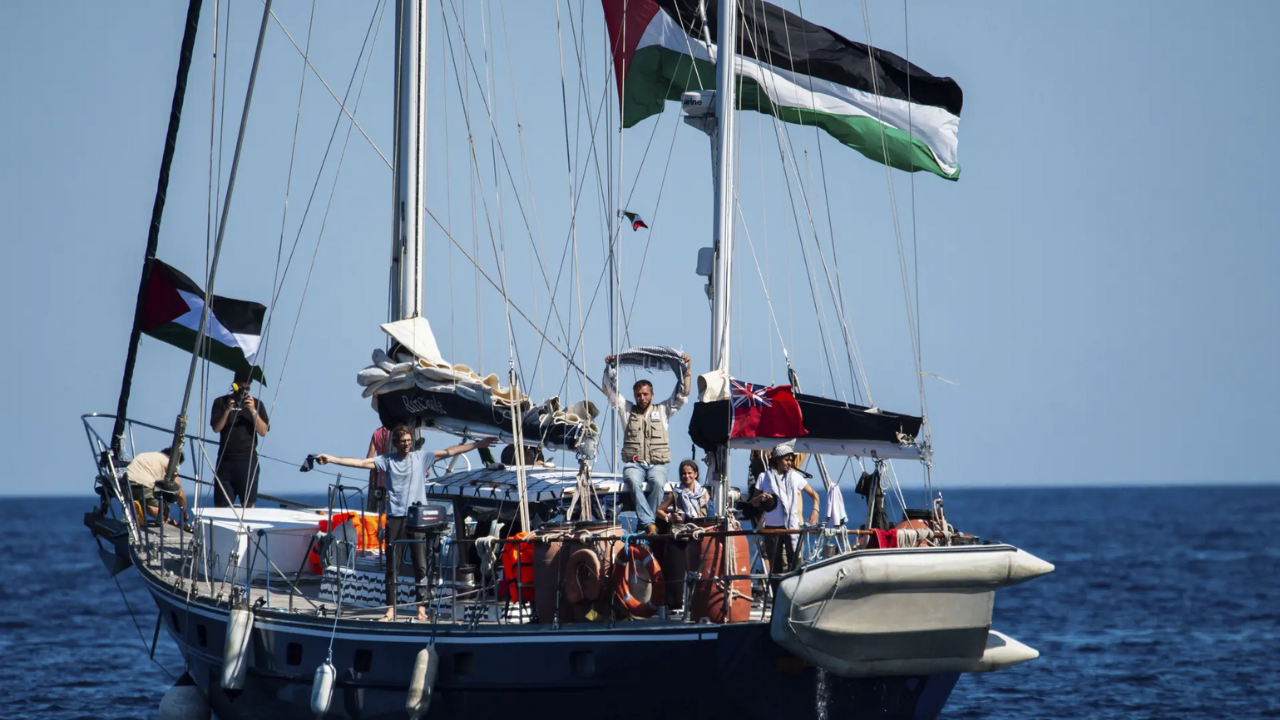 Gaza-bound ship seized: 'Five French activists to face Israeli justice'; one returns voluntarily