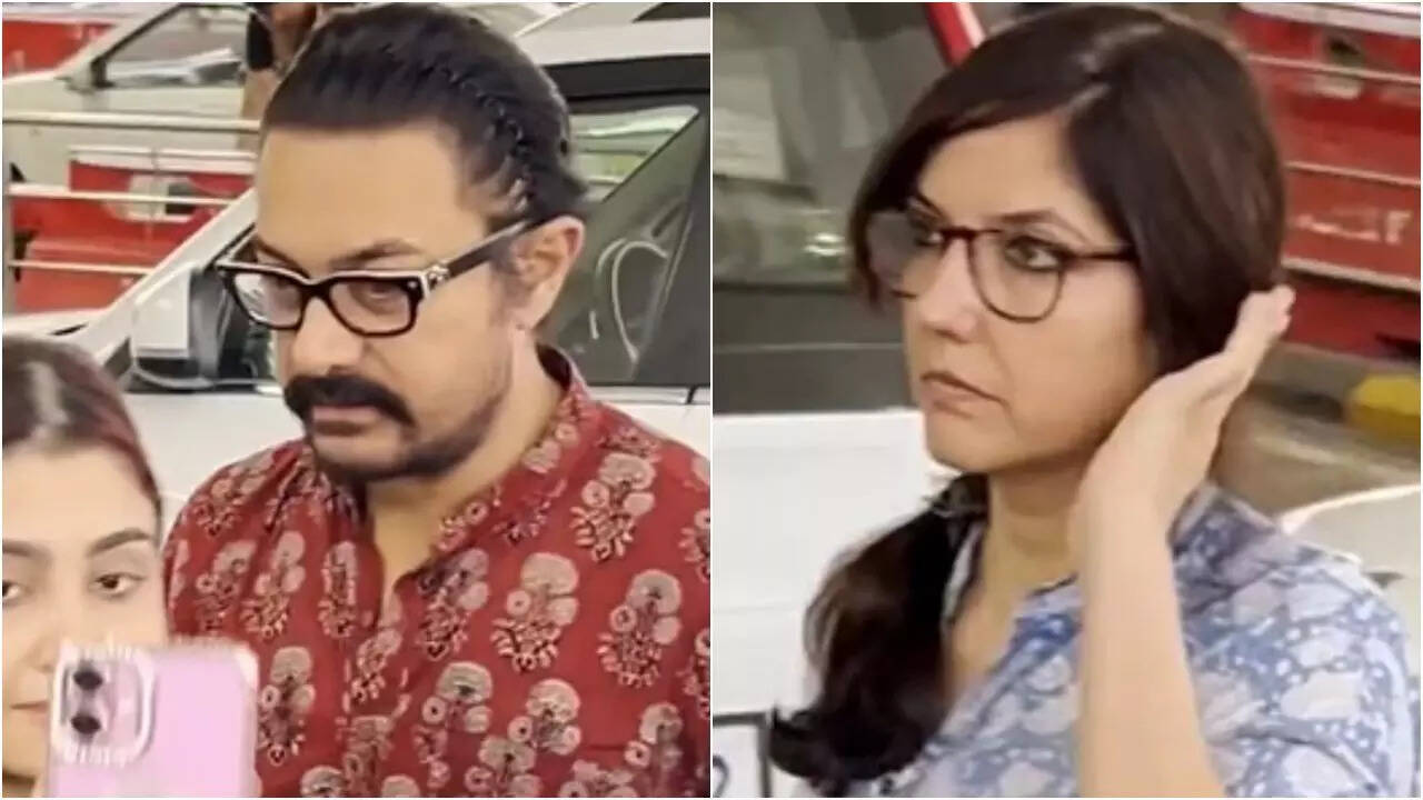 Aamir Khan spotted with girlfriend Gauri Spratt
