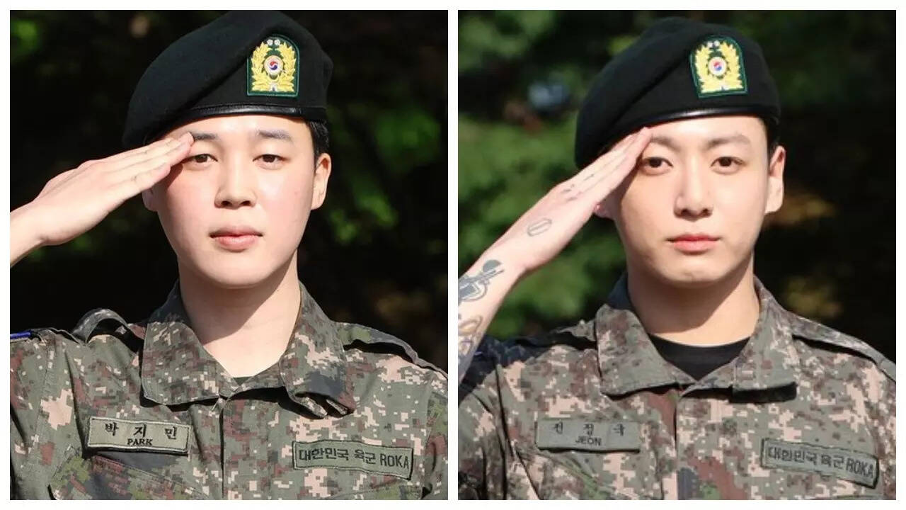 Jimin and Jung Kook discharged from military- WATCH