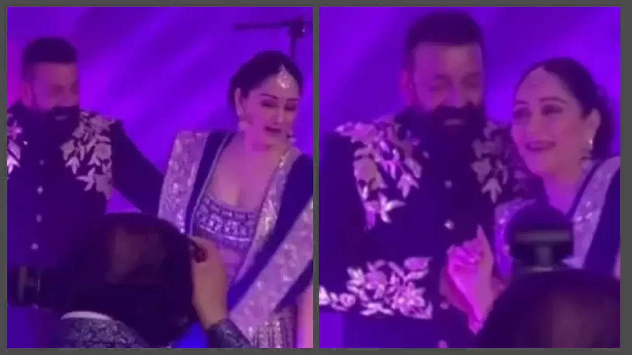 Maanayata's striking resemblance to Madhuri sparks buzz