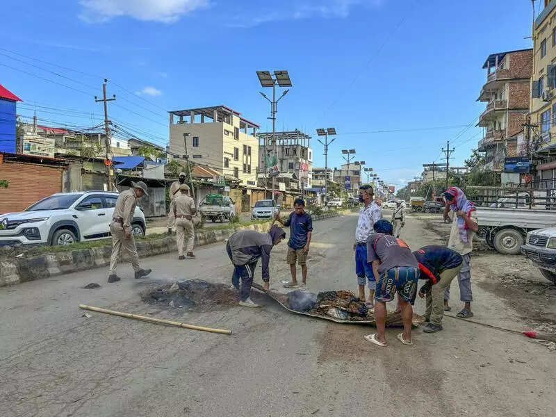Brooms, not bars: Manipur cops’ move for ‘misguided youths’