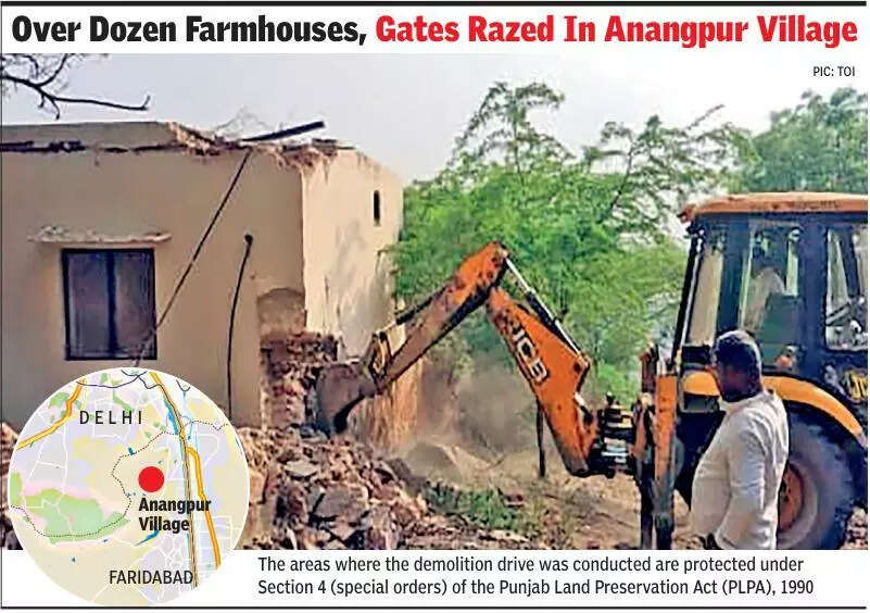 SC deadline nears, illegal buildings in protected Aravalis face bulldozers