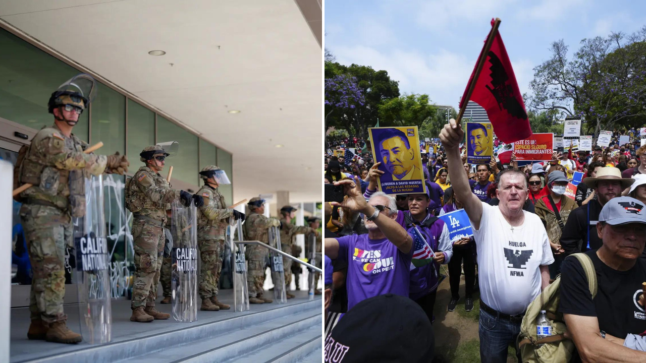 Marines prepare to deploy in LA as more cities brace for protests