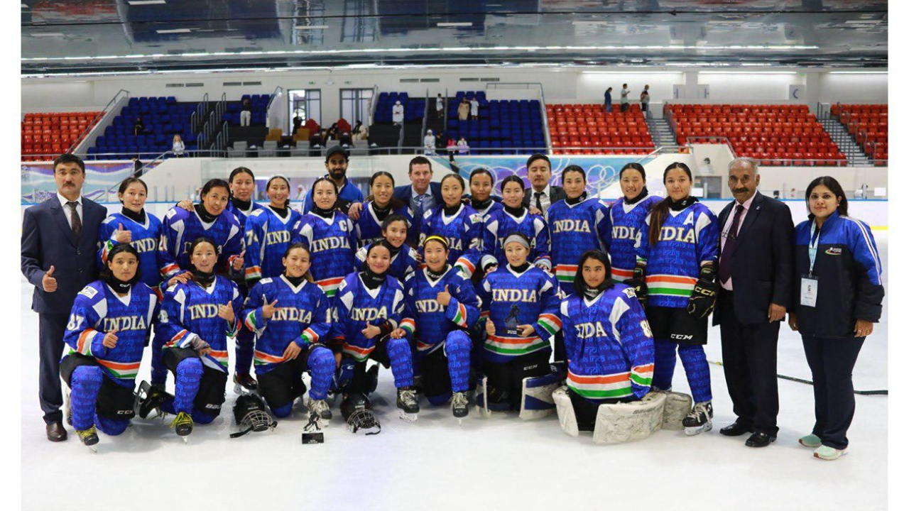 India women’s ice hockey team wins historic bronze at 2025 Asia Cup