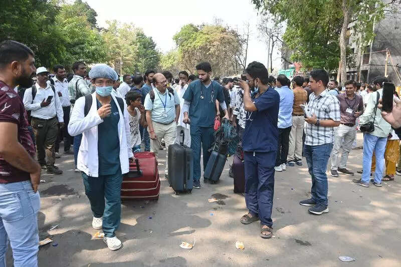 Rendered homeless, doctors struggle to collect belongings