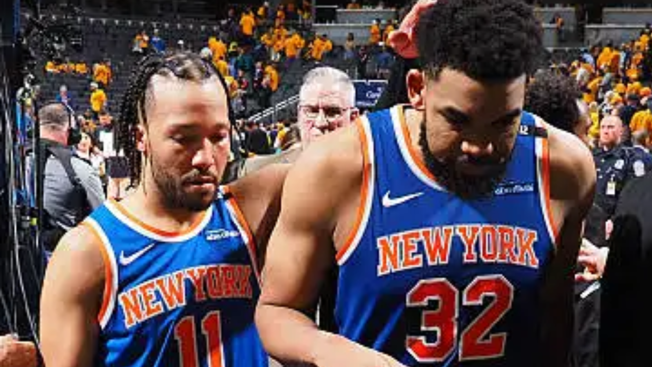 Jalen Brunson and Karl-Anthony Towns