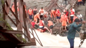 Pune bridge collapse: Dramatic video shows crumbled structure as river rages below; rescue op continues