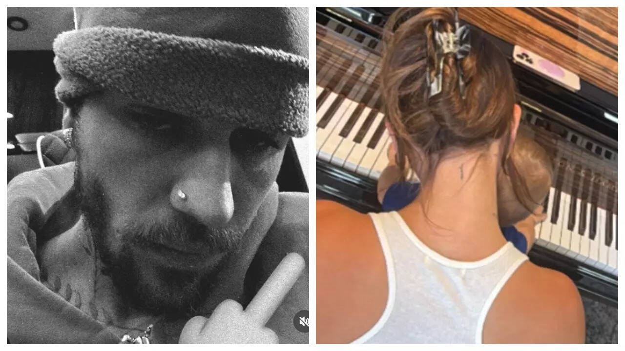 Bieber shares pics of son with middle finger emoji- Pics