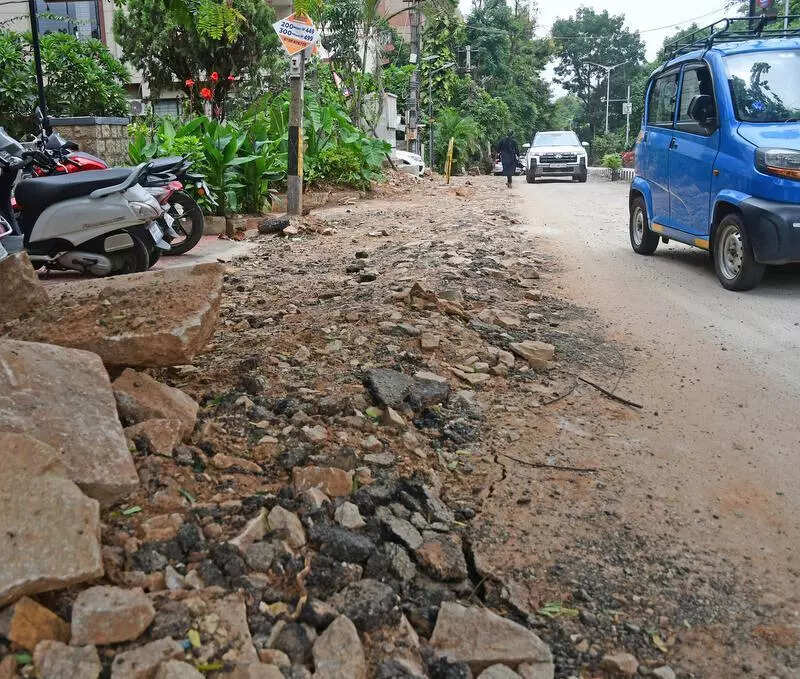 As Bengaluru’s Palace Guttahalli Road turns commuters’ nightmare, residents slam civic inaction