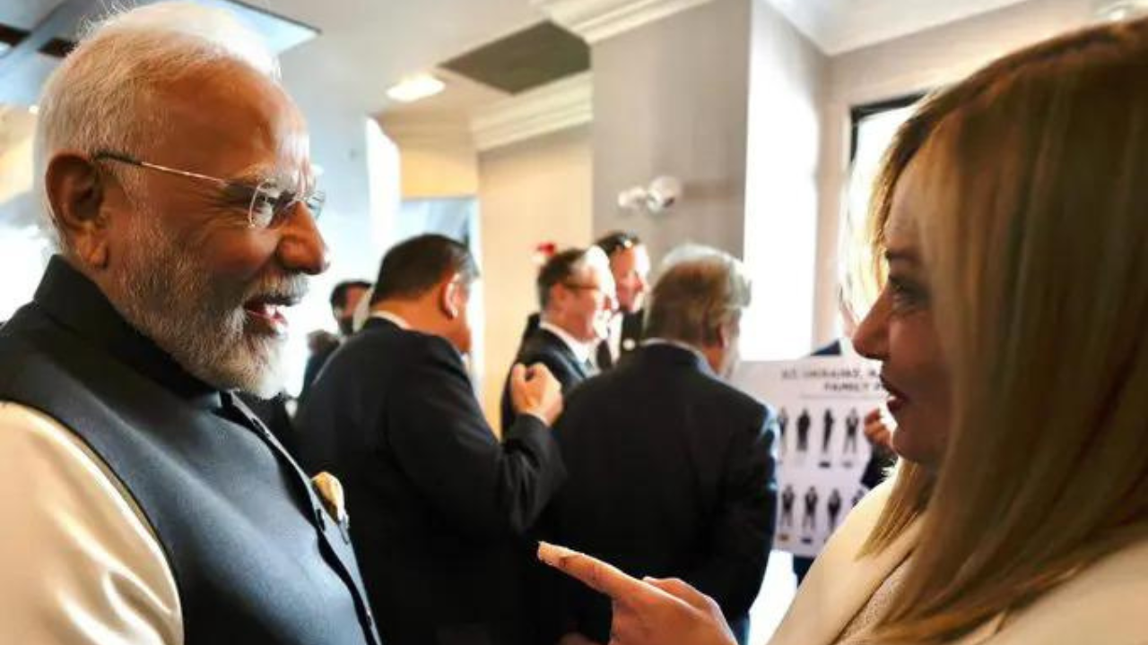 'You are the best': Meloni compliments PM Modi at G7 Summit - watch