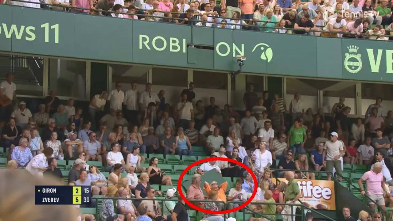 WATCH: Tennis spectator hurt as advertising board falls in Germany