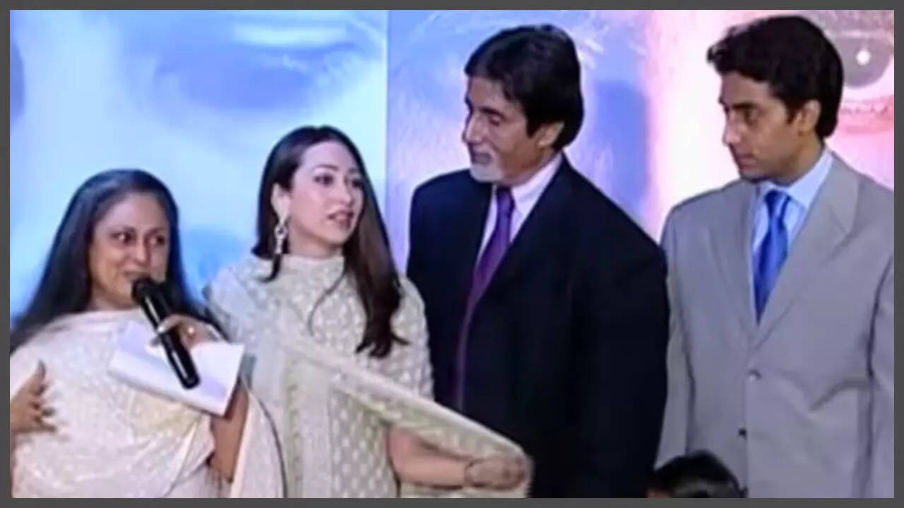 Big B on Abhishek after his broken engagement with Karisma