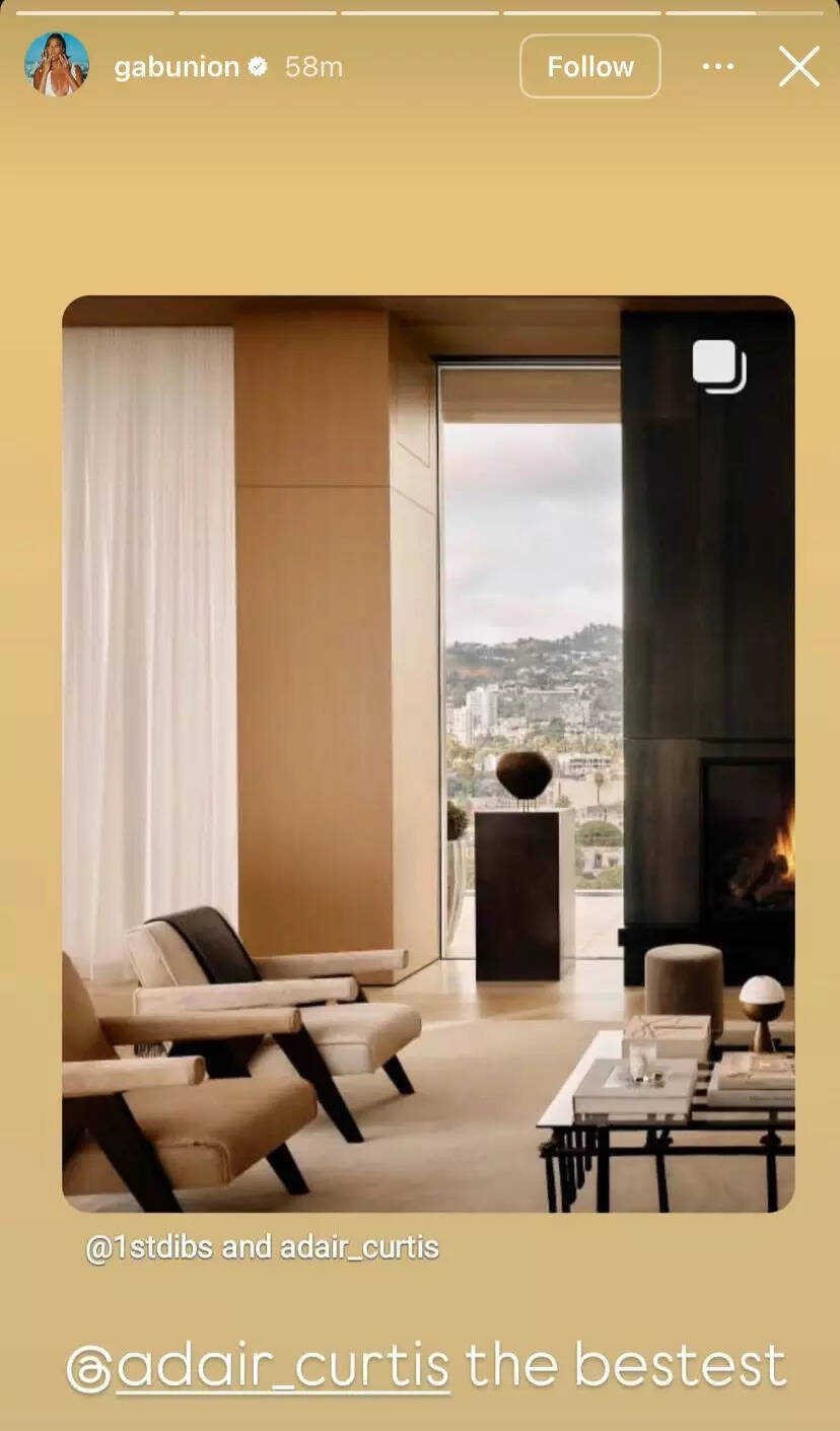 Gabrielle Union's story (Image Source: Instagram)
