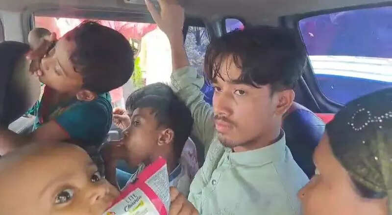 Rohingya couple & 5 minors detained