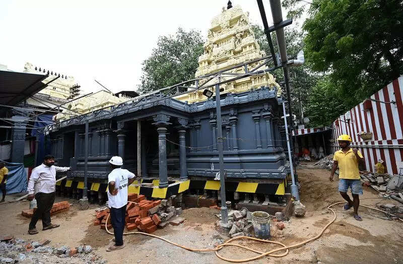 Madhya Kailas temple now stands taller