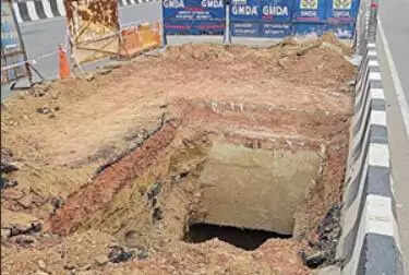 Pipeline damaged, Sohna road lane blocked for days in Gurgaon