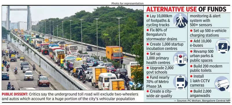 Car-centric tunnel road proposal ignores Bengaluru’s real needs, rue citizens