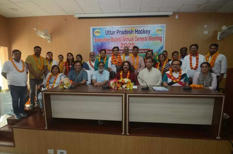 RP Singh is president, Abhijit Sarkar Sr VP of UP Hockey