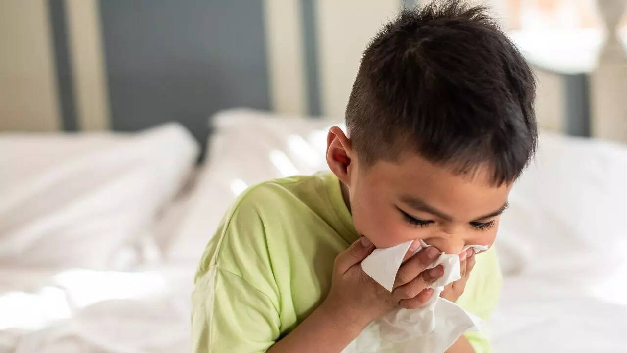 Throat irritation and a blocked nose