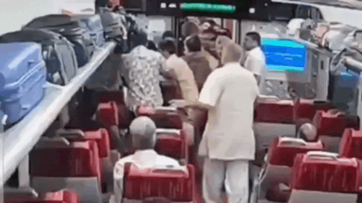 Vande Bharat: BJP MLA supporters assault passenger over window seat - watch video