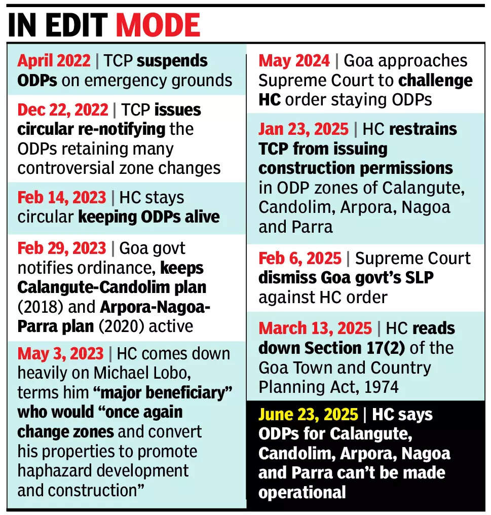 HC quashes ODPs for 5 villages, asks Goa govt to follow RP 2021